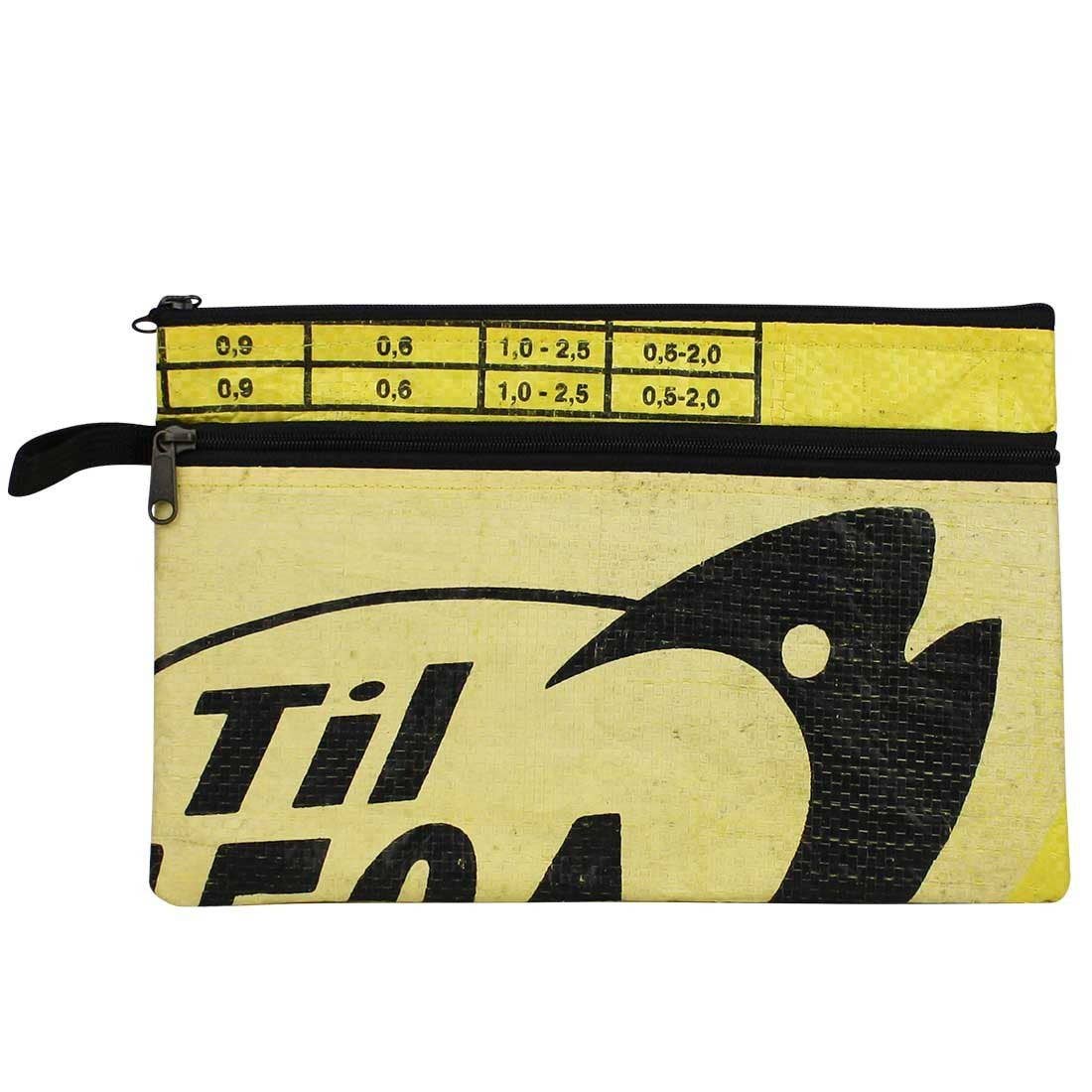 Recycled Feed Bag Zip Pouch