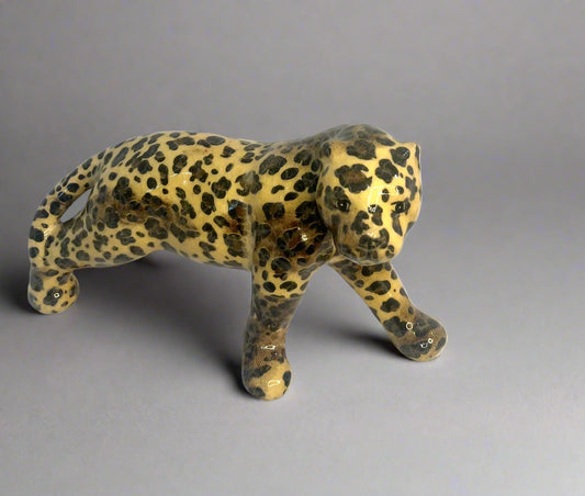 Vintage Leopard Statue