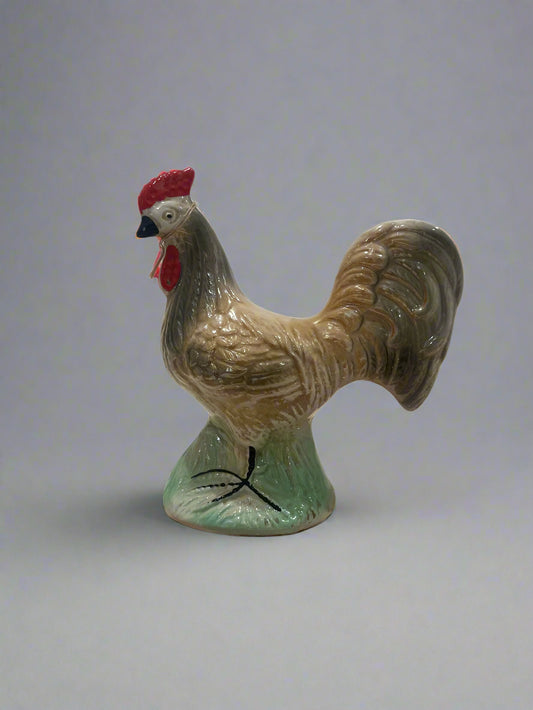 Vintage MCM Lusterware Rooster Figurine