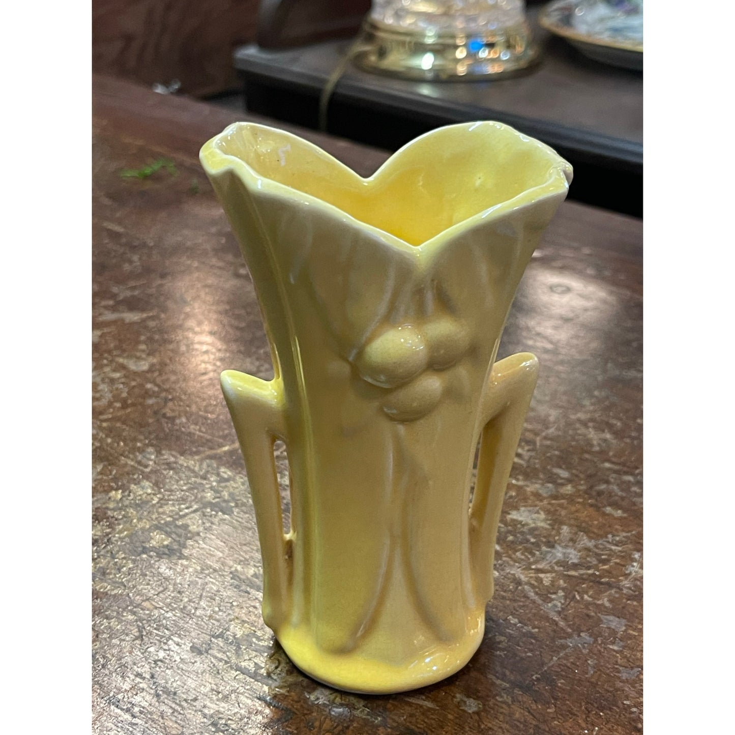 Vintage Art Deco McCoy Pottery Double Handled Vase