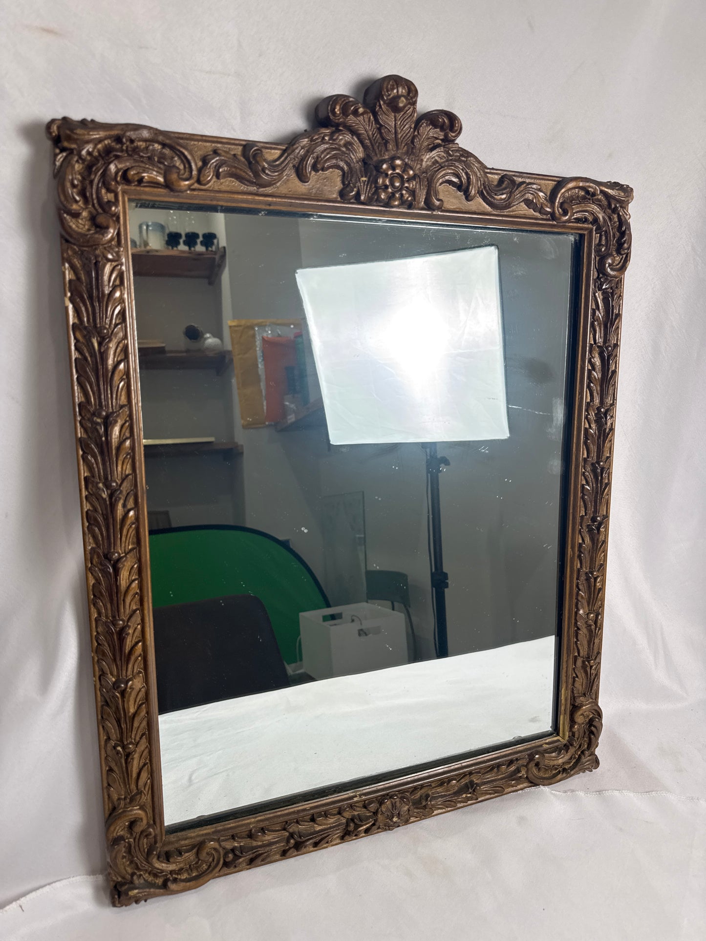Vintage Ornate Gilded Mirror
