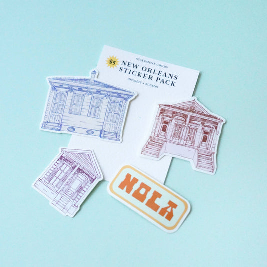 New Orleans Sticker Pack - Yellow Star