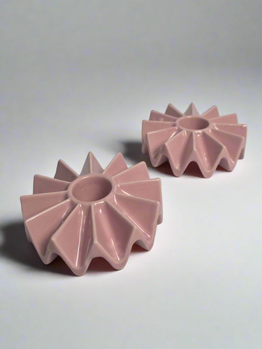 Vtg. Candle Holders (2)