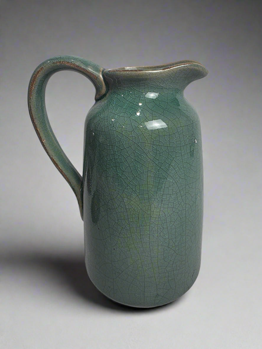 Vtg. Raku Pitcher