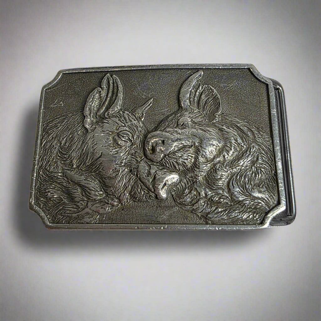 Vtg. Pig Buckle