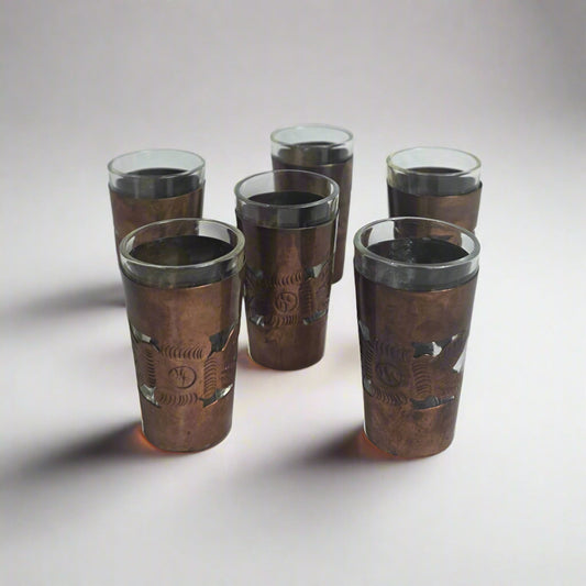 Vtg. Shot Glasses (6)