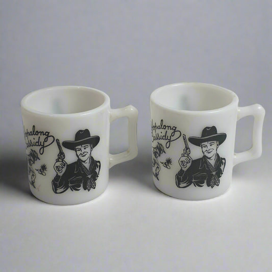 Vtg. Hopalong Cassidy Cups (2)