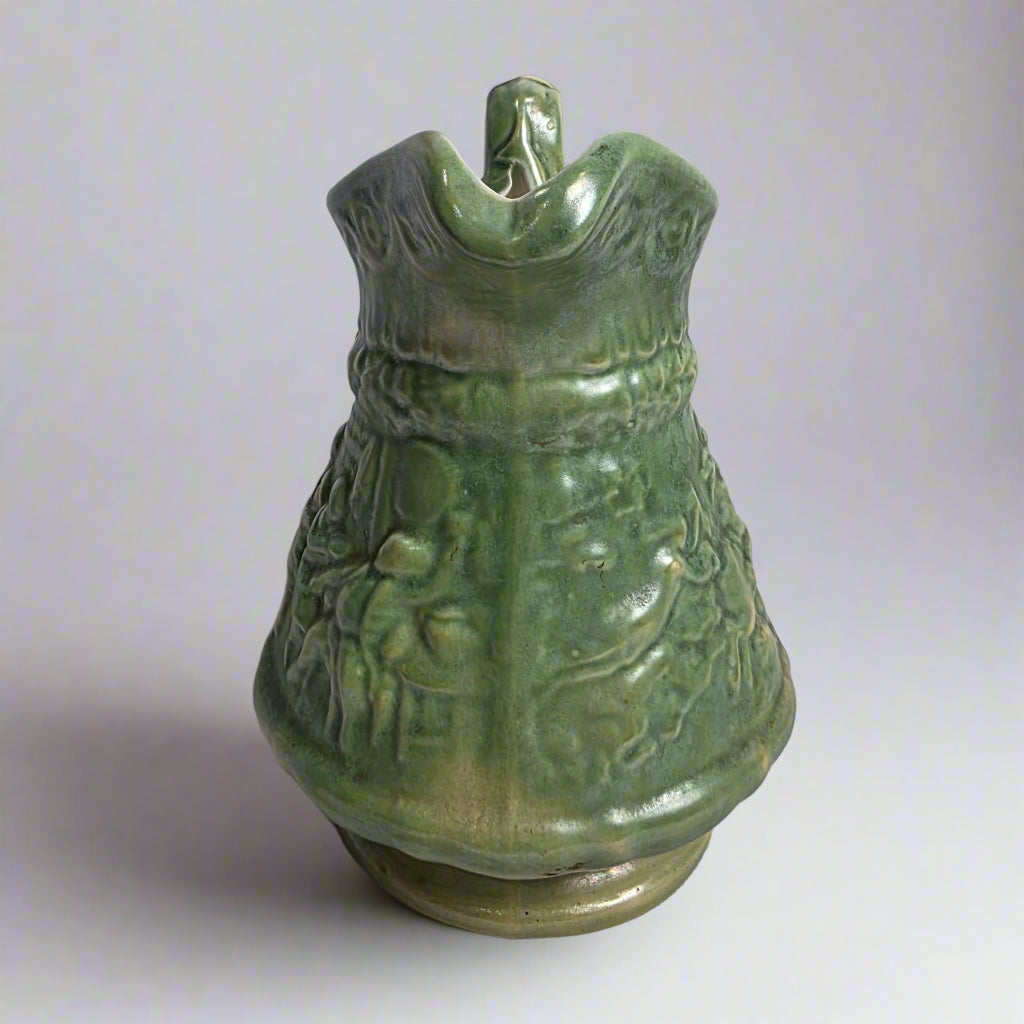 Vtg. Green Pitcher