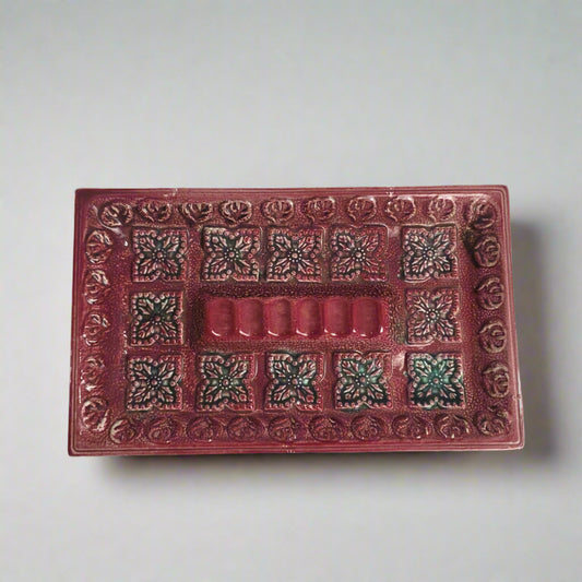 Vtg. Rose Ashtray