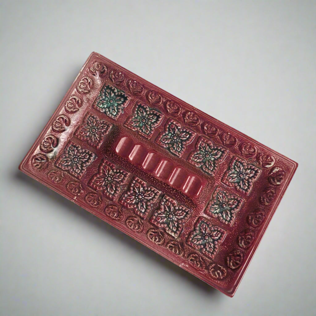 Vtg. Rose Ashtray