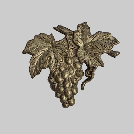 Vtg. Grape Brooch