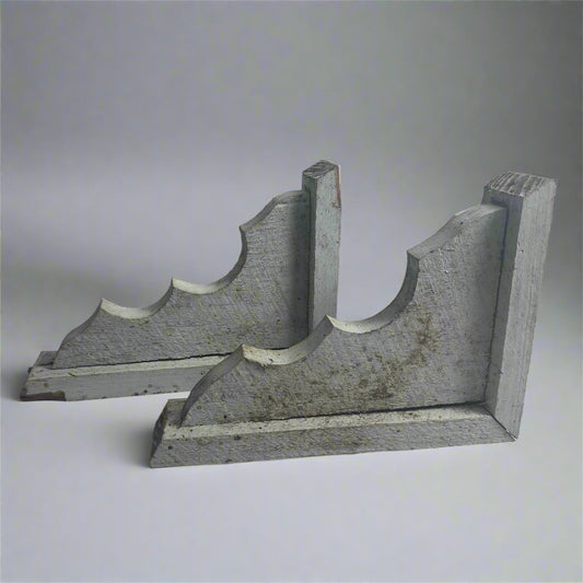 Vtg. Wood Corbels (2)