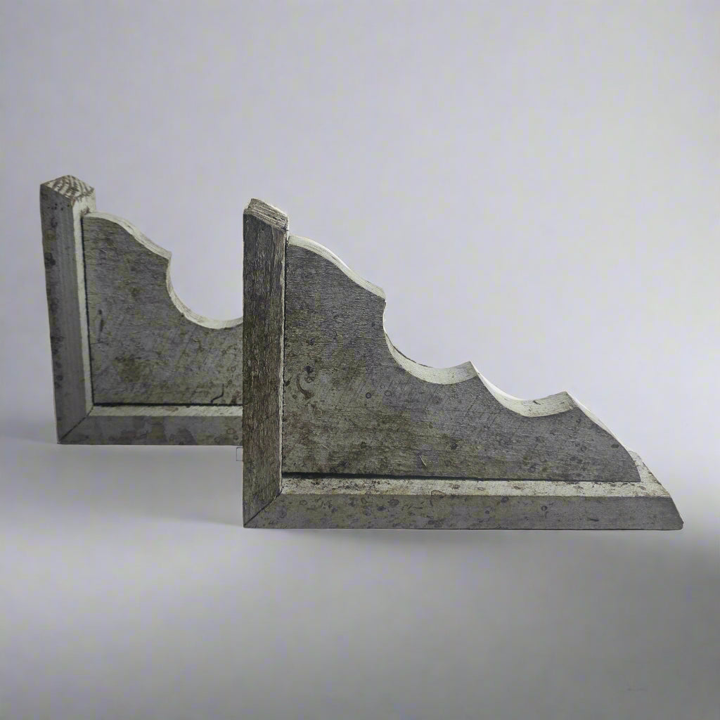 Vtg. Wood Corbels (2)