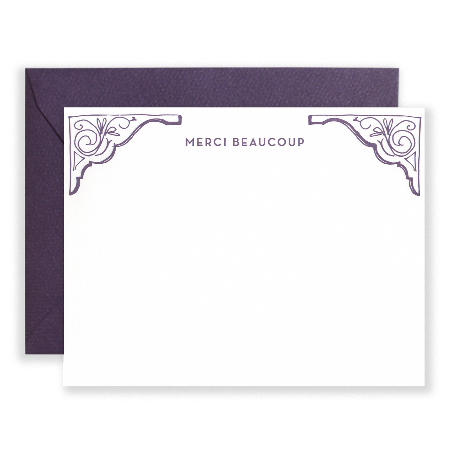 Merci Beaucoup Stationery Set: Cobblestone