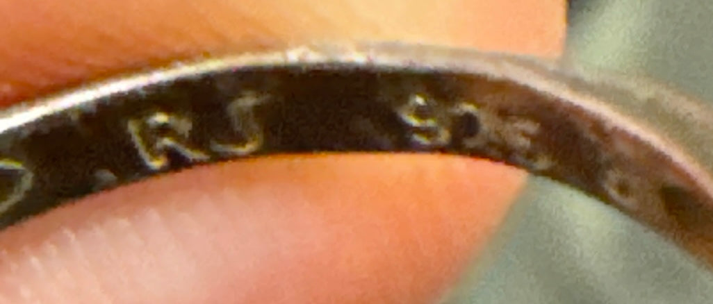 Vtg 925 Lapis Ring