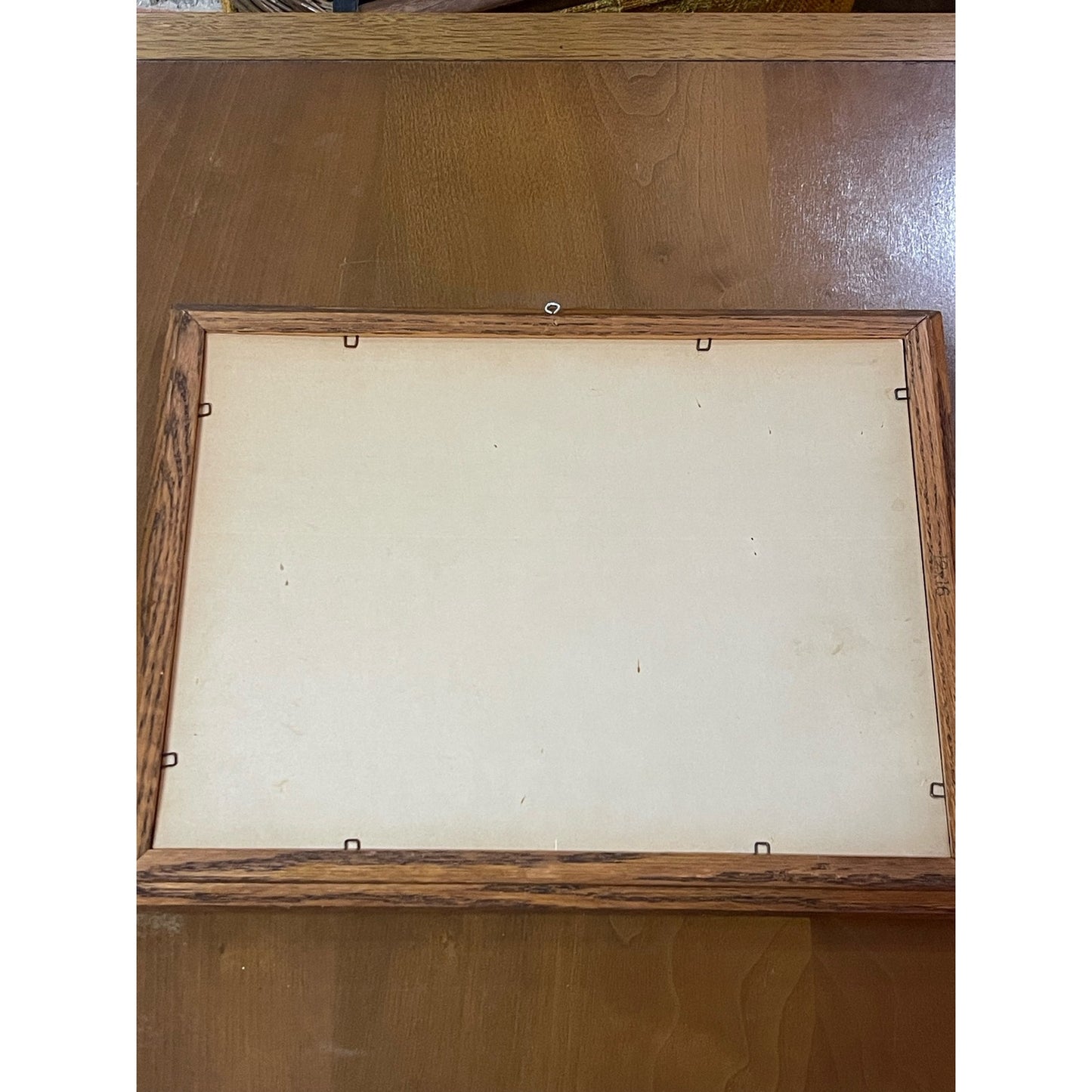 Vintage MCM Mid-Century Modern Paint by Number pagoda asian inspired framed art