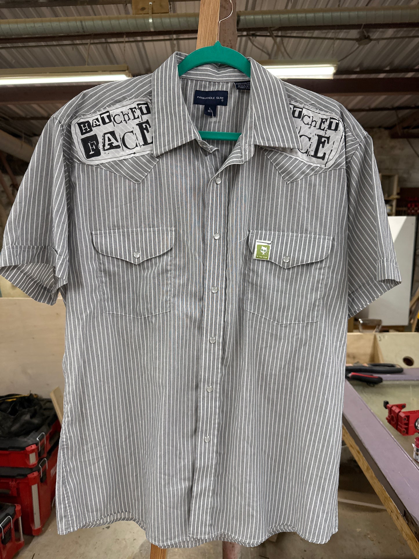 Custom Stitch “Hatchet Face” Shirt