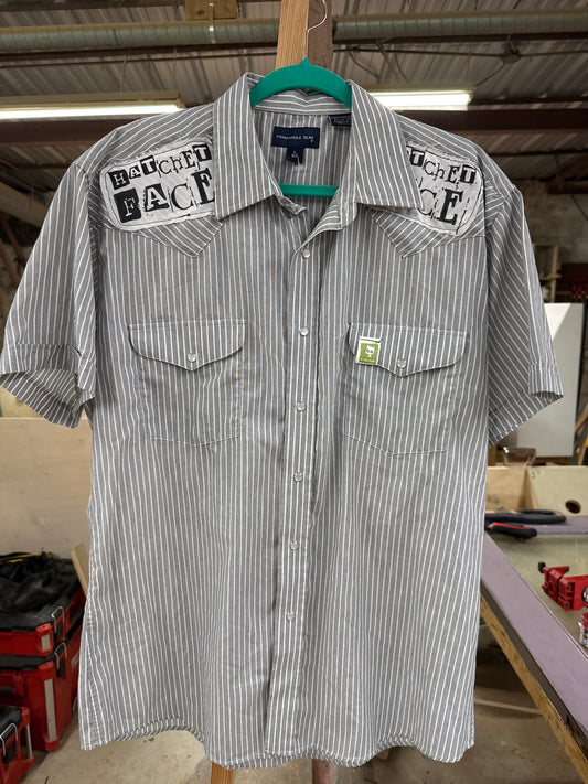 Custom Stitch “Hatchet Face” Shirt