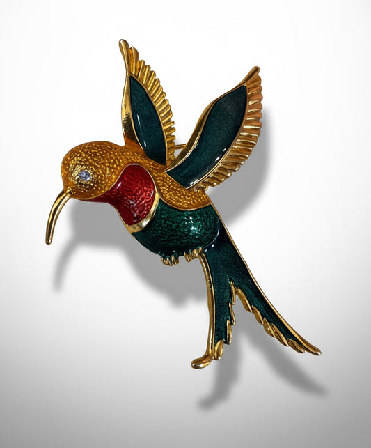 Vtg Hummingbird Pin CSBH