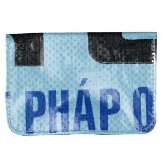 Recycled Feed Bag Card Holder