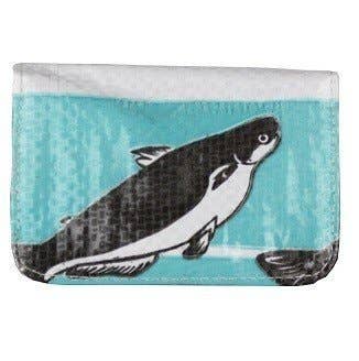 Recycled Feed Bag Card Holder
