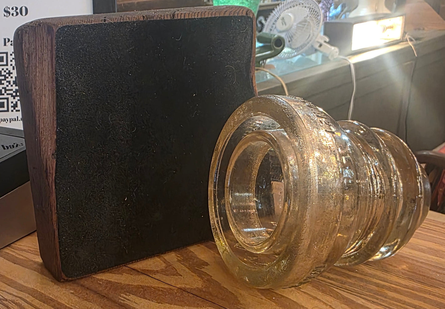 Vtg. Whitall Tatum Insulator Lamp