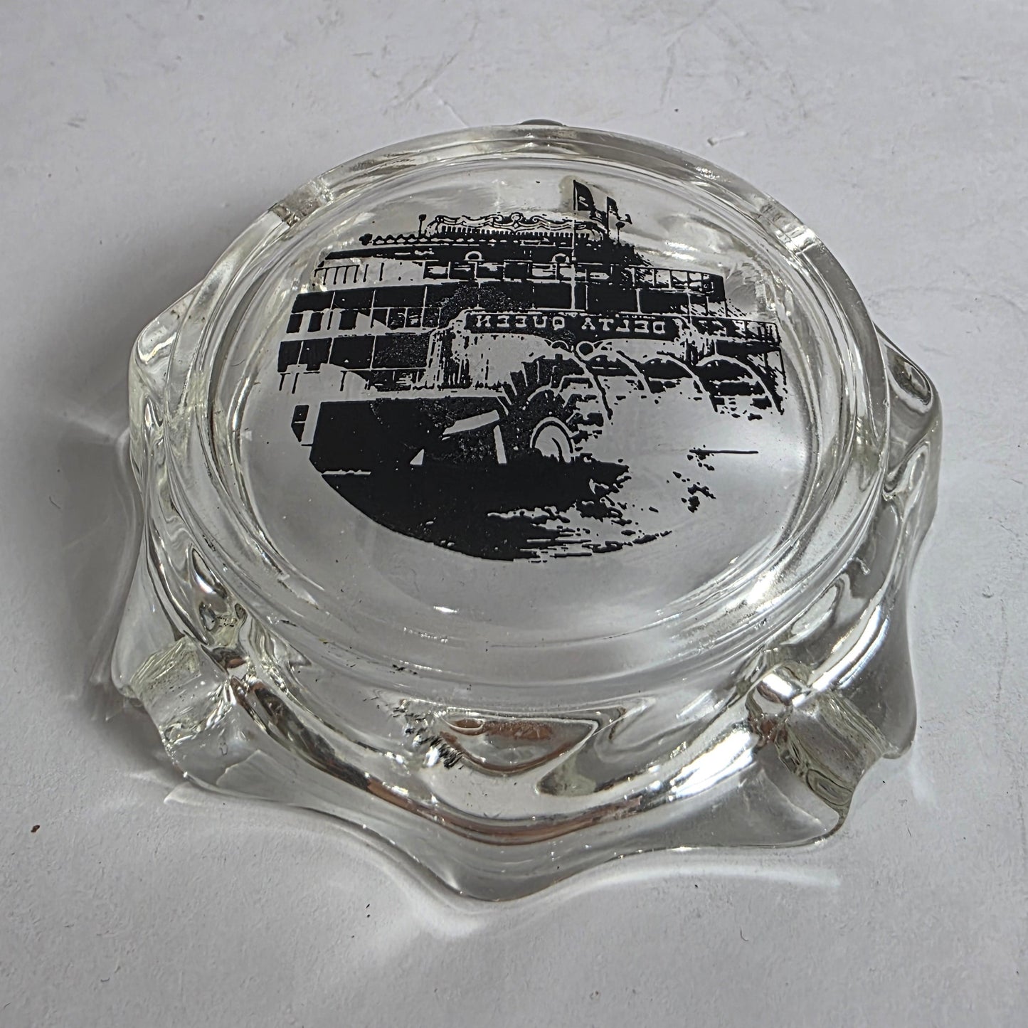 Vtg. Delta Queen Ashtray