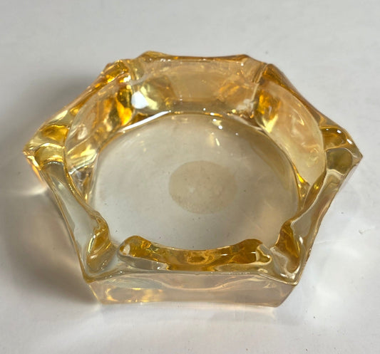 Vtg. Carnival Glass Ashtray