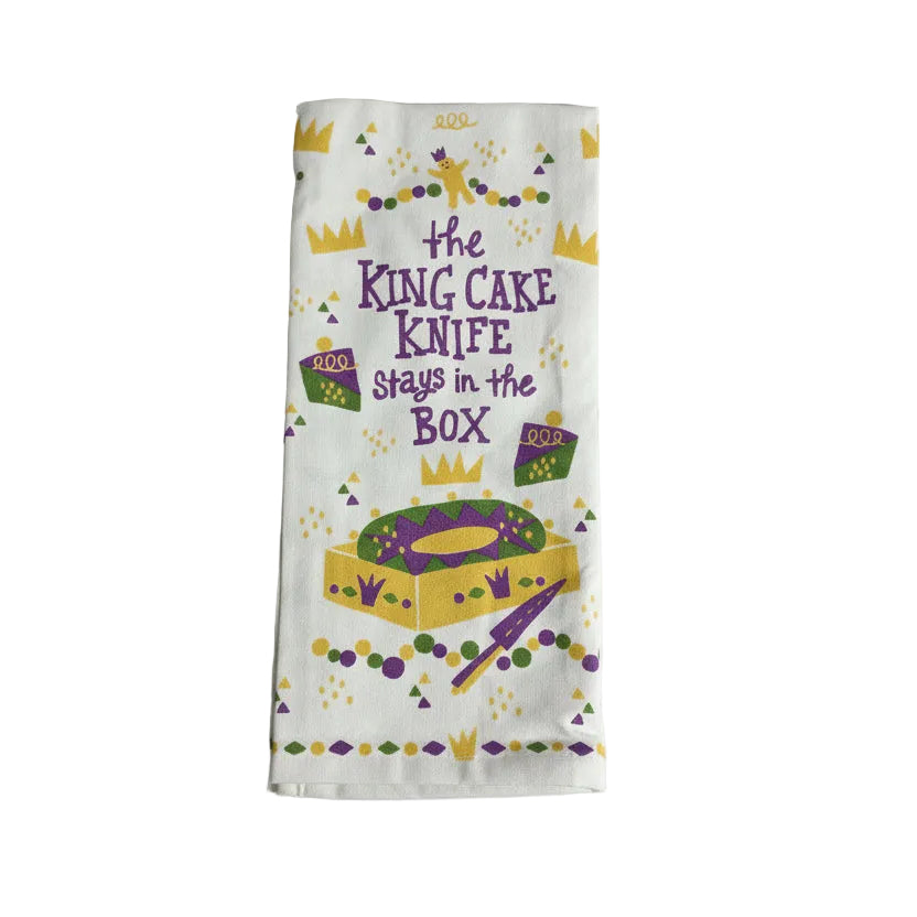 Kitchen Towel - King Cake Knife