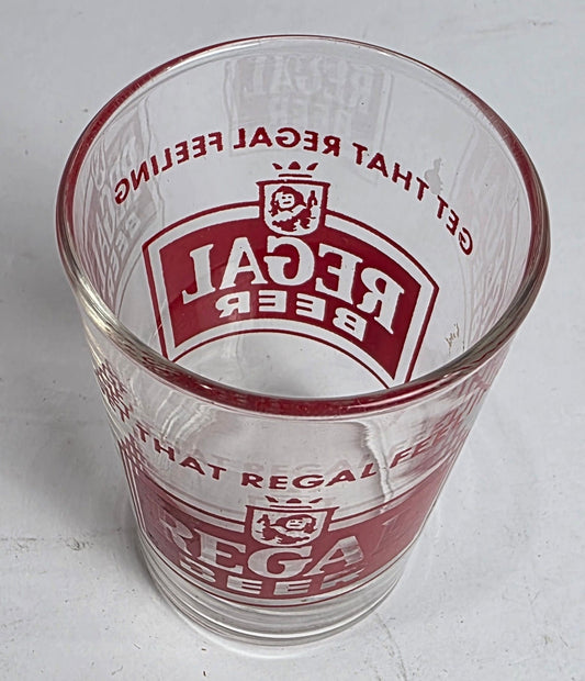 Regal Beer Promotional Glass