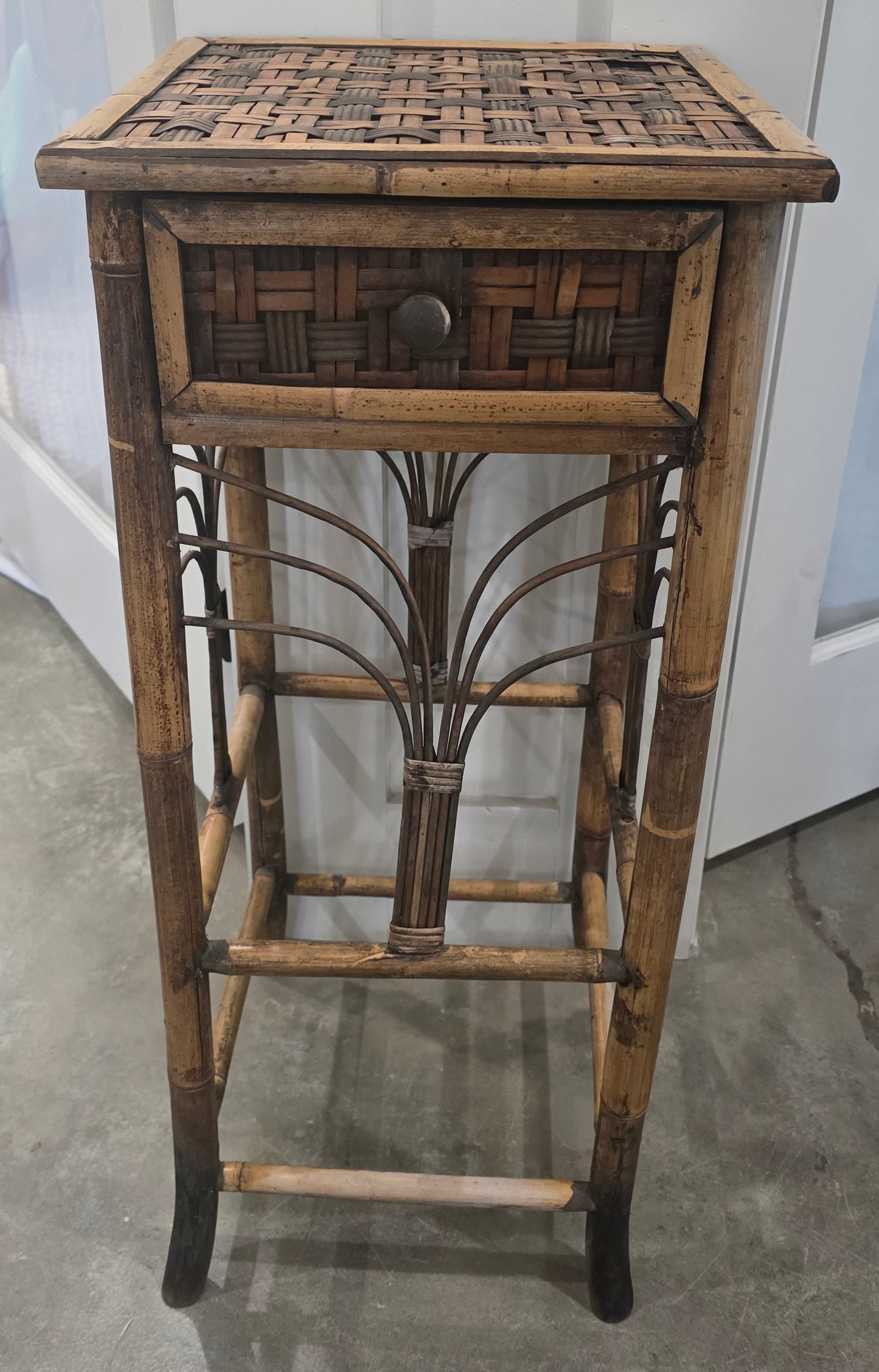 Vtg. Bamboo Plant Stand