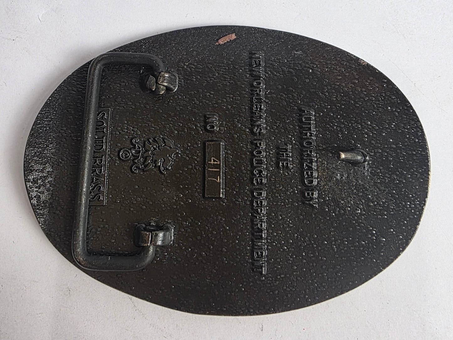 Vtg. NOPD Belt Buckle
