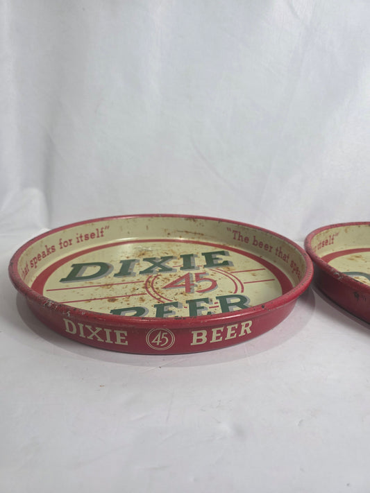 Vtg. Dixie Beer (45) Metal Tray