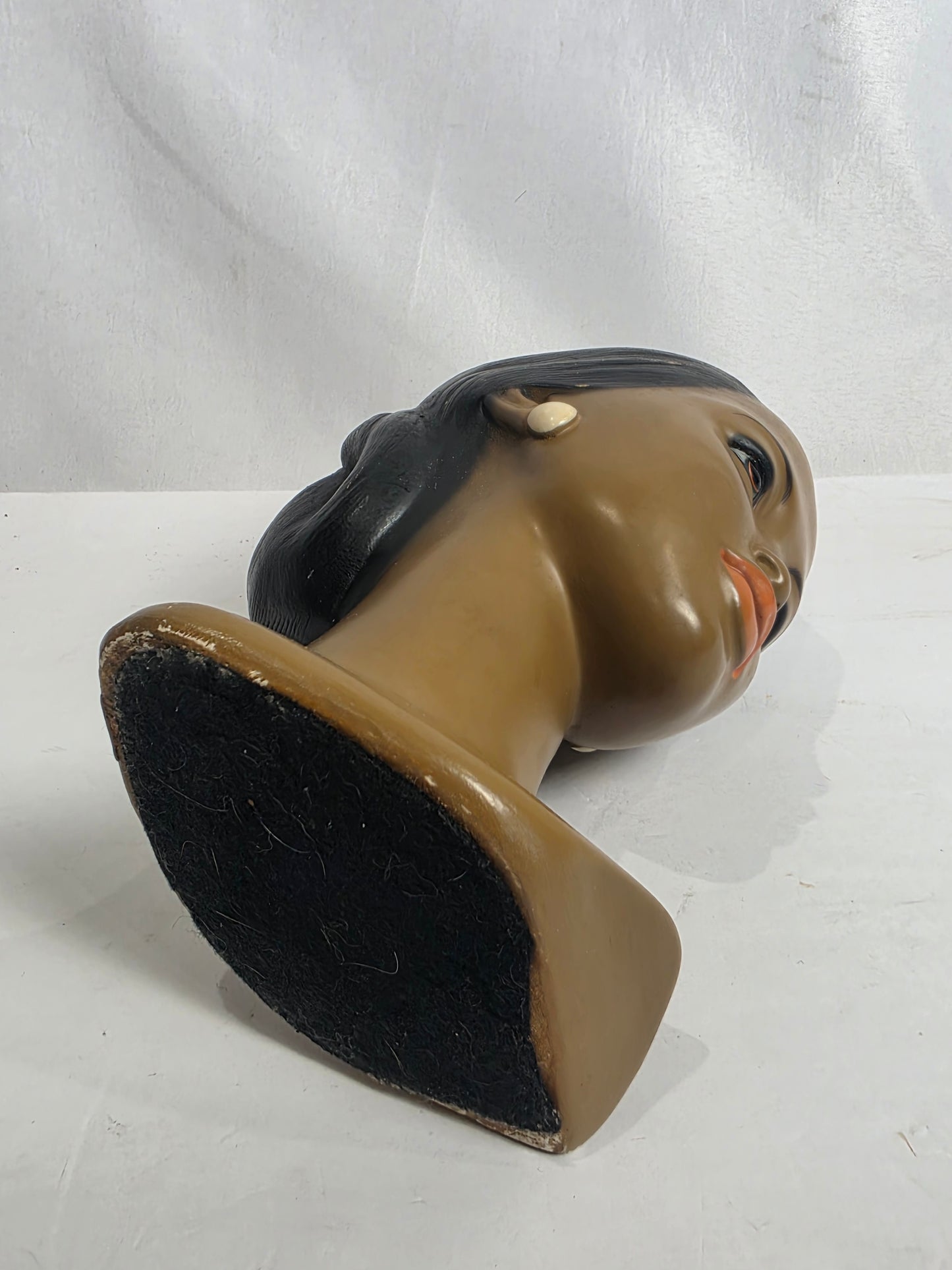 Vtg. 60s Chalkware AA Lady Bust