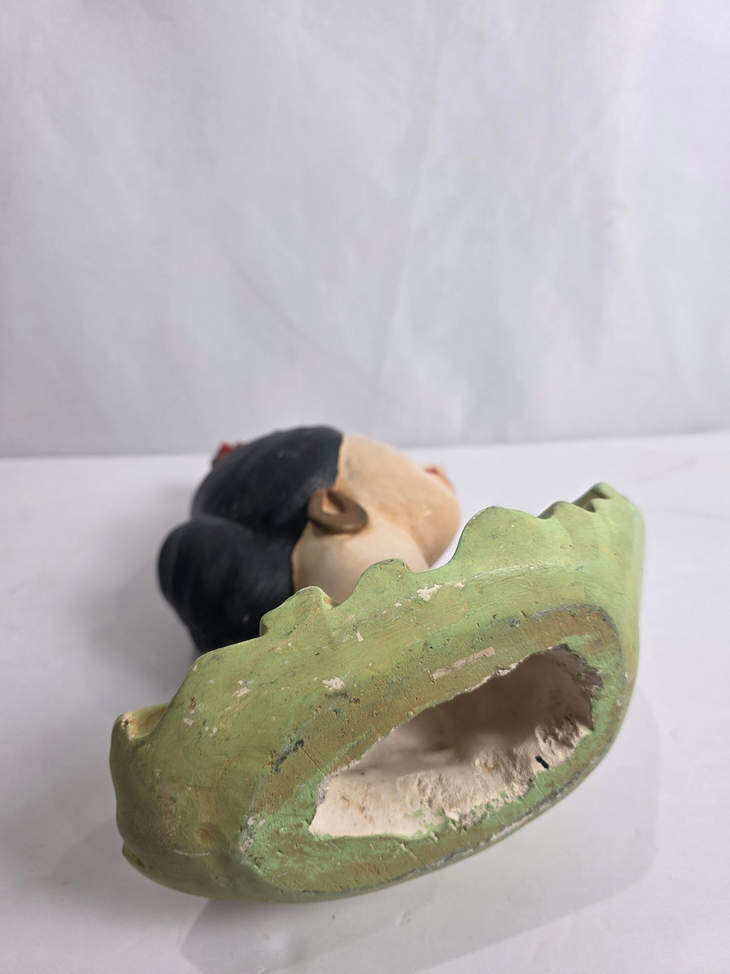 Vtg. 60s Marwal Chalkware Senorita Bust