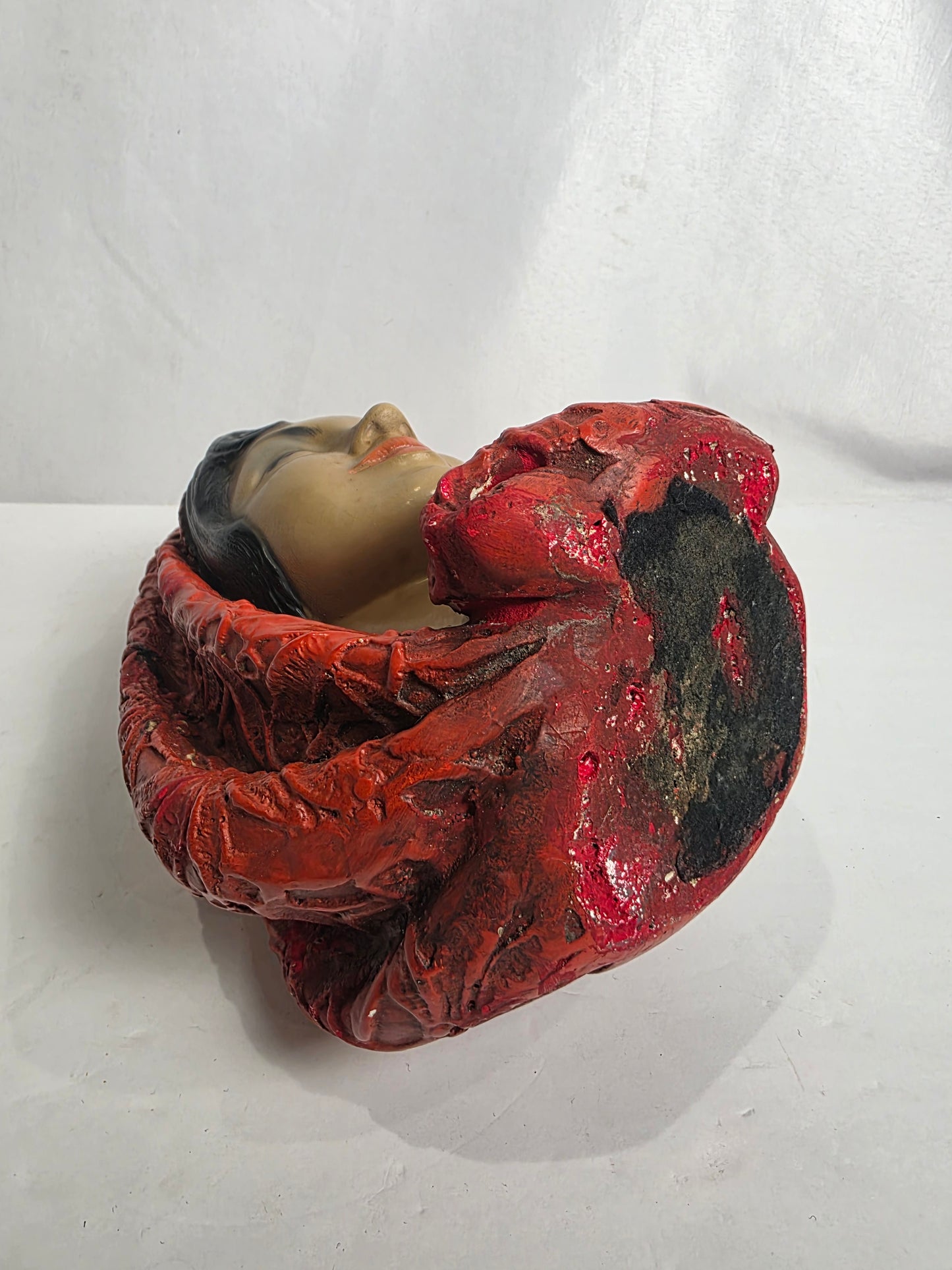 Vtg. 1966 Marwal Spanish Senorita Chalkware Bust