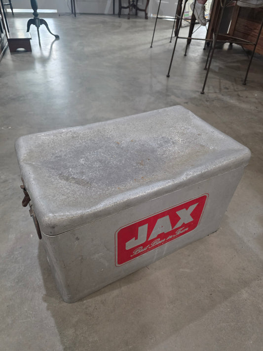 Vtg. Jax Beer Aluminum Cooler