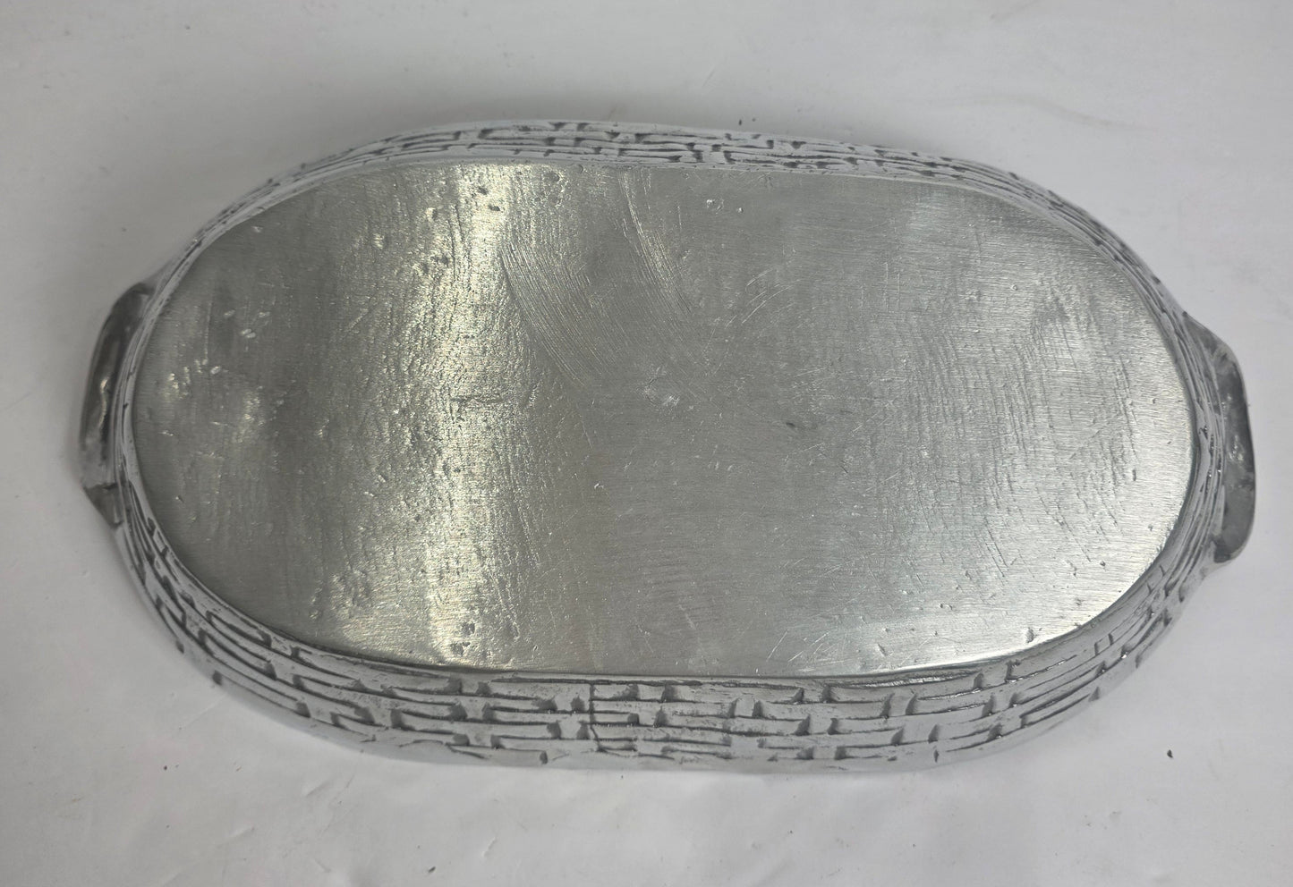 Vtg. Metal Basket Serving Tray