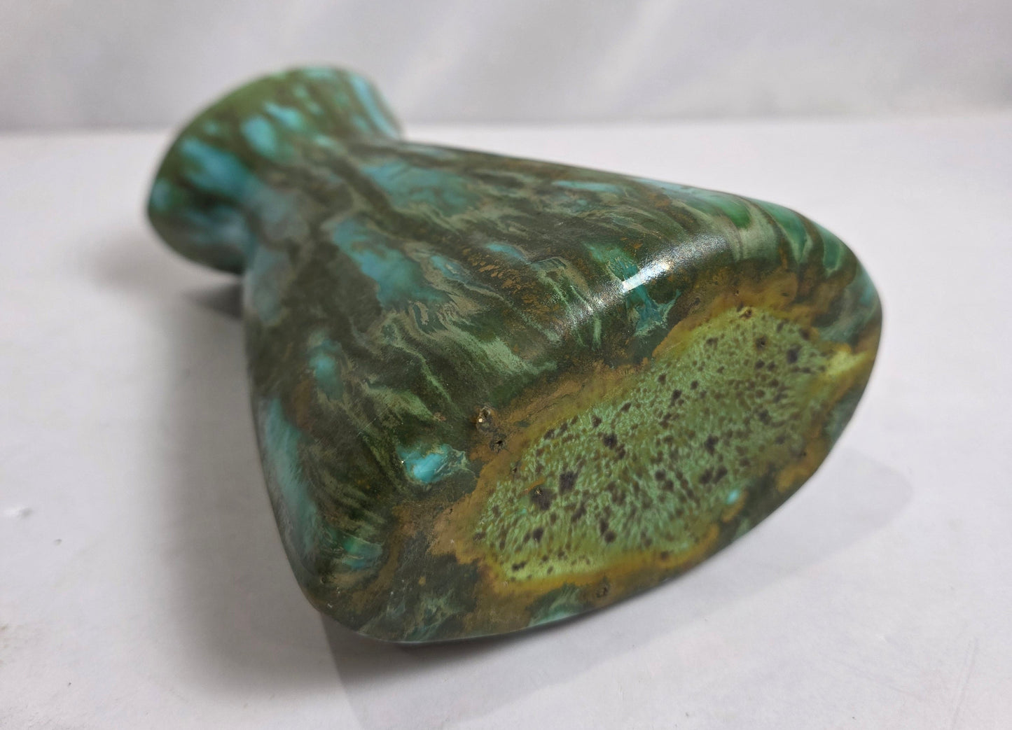 Vtg. MCM Fat Lava Ceramic Vase