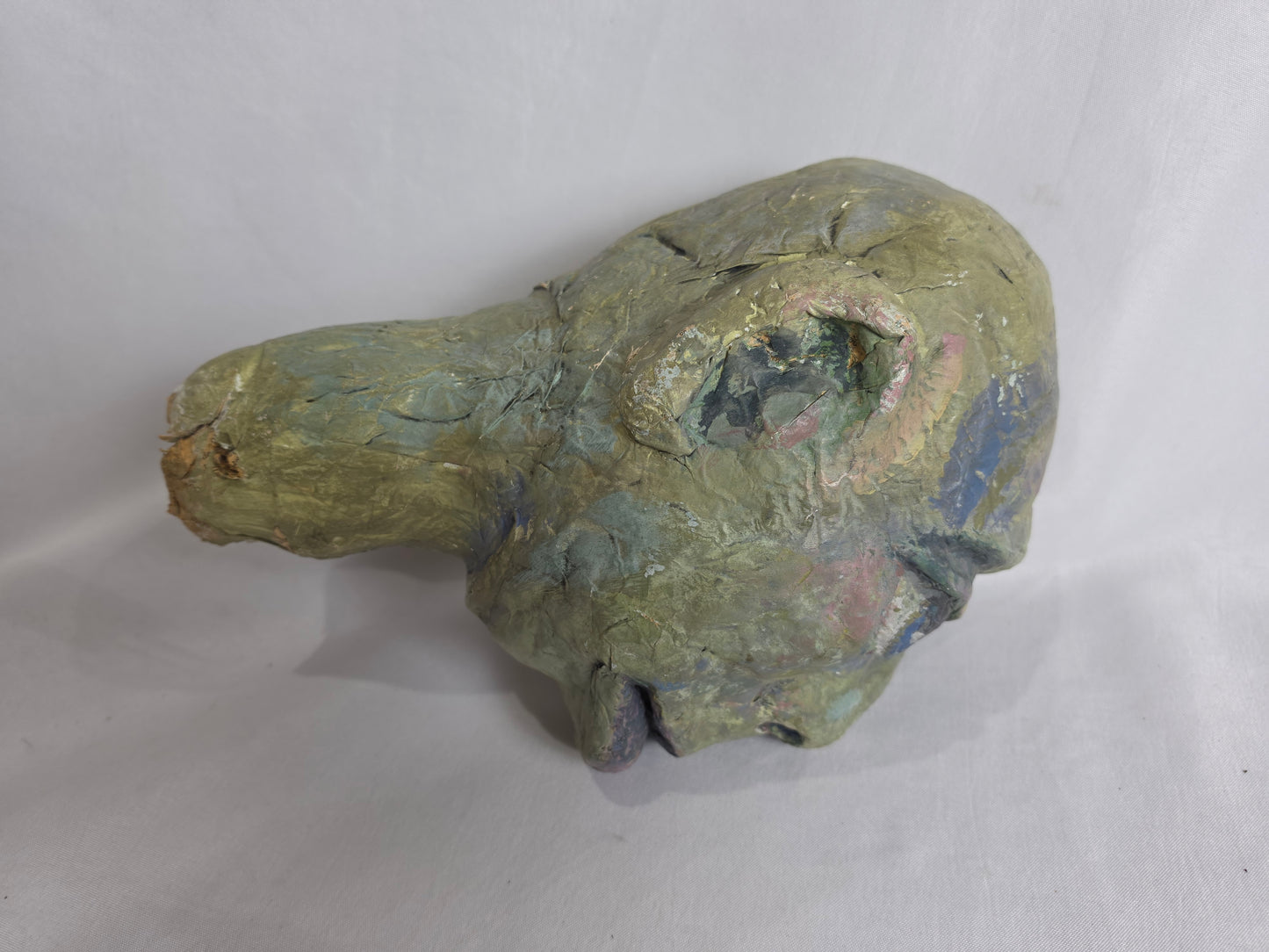 1950's German paper Mache puppet head CSHW