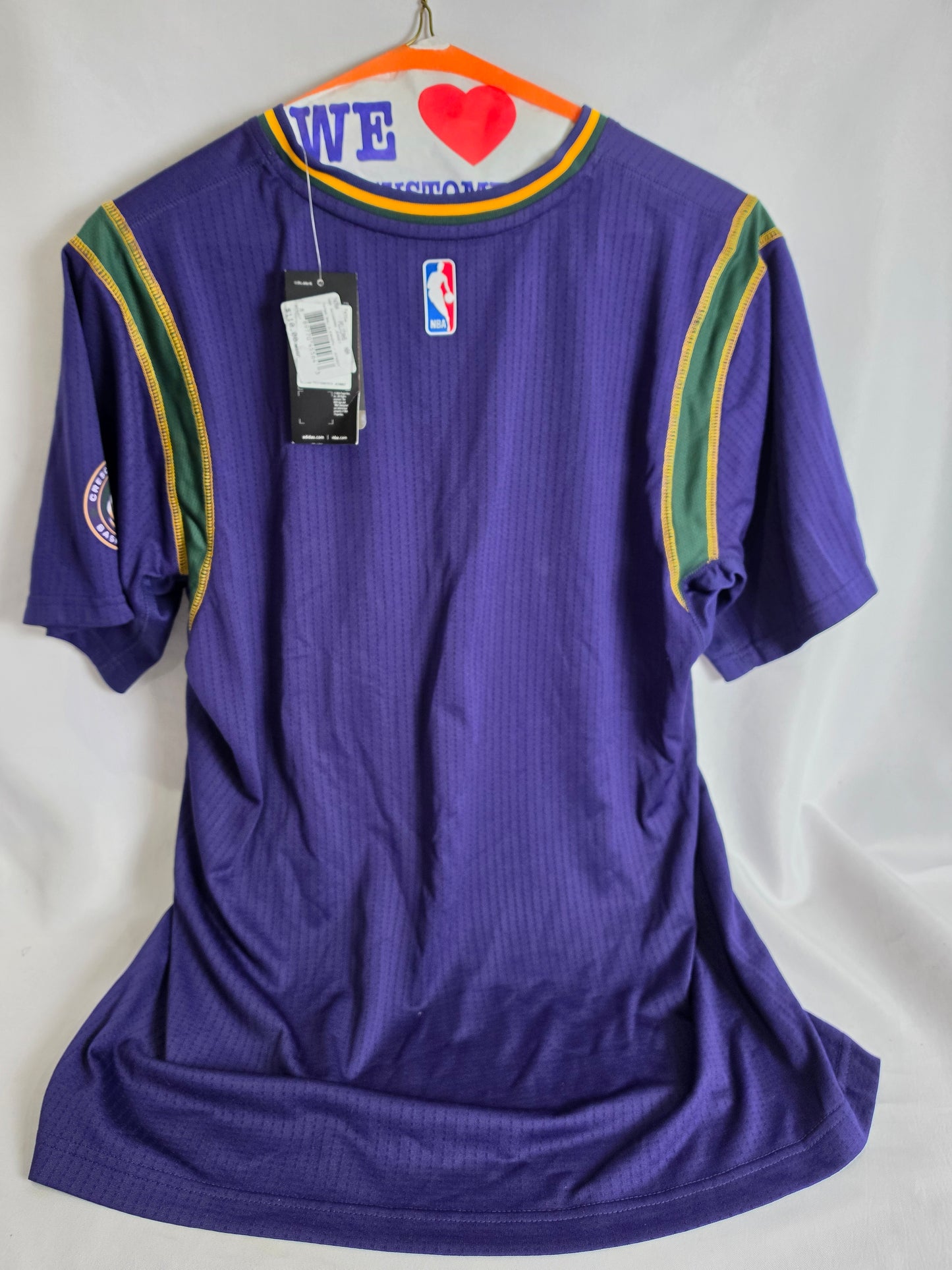 Adidas NOLA Pelicans Mardi Gras Jersey L CSHW