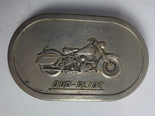 Vtg. Harley-Davidson Duo-Glide Belt Buckle