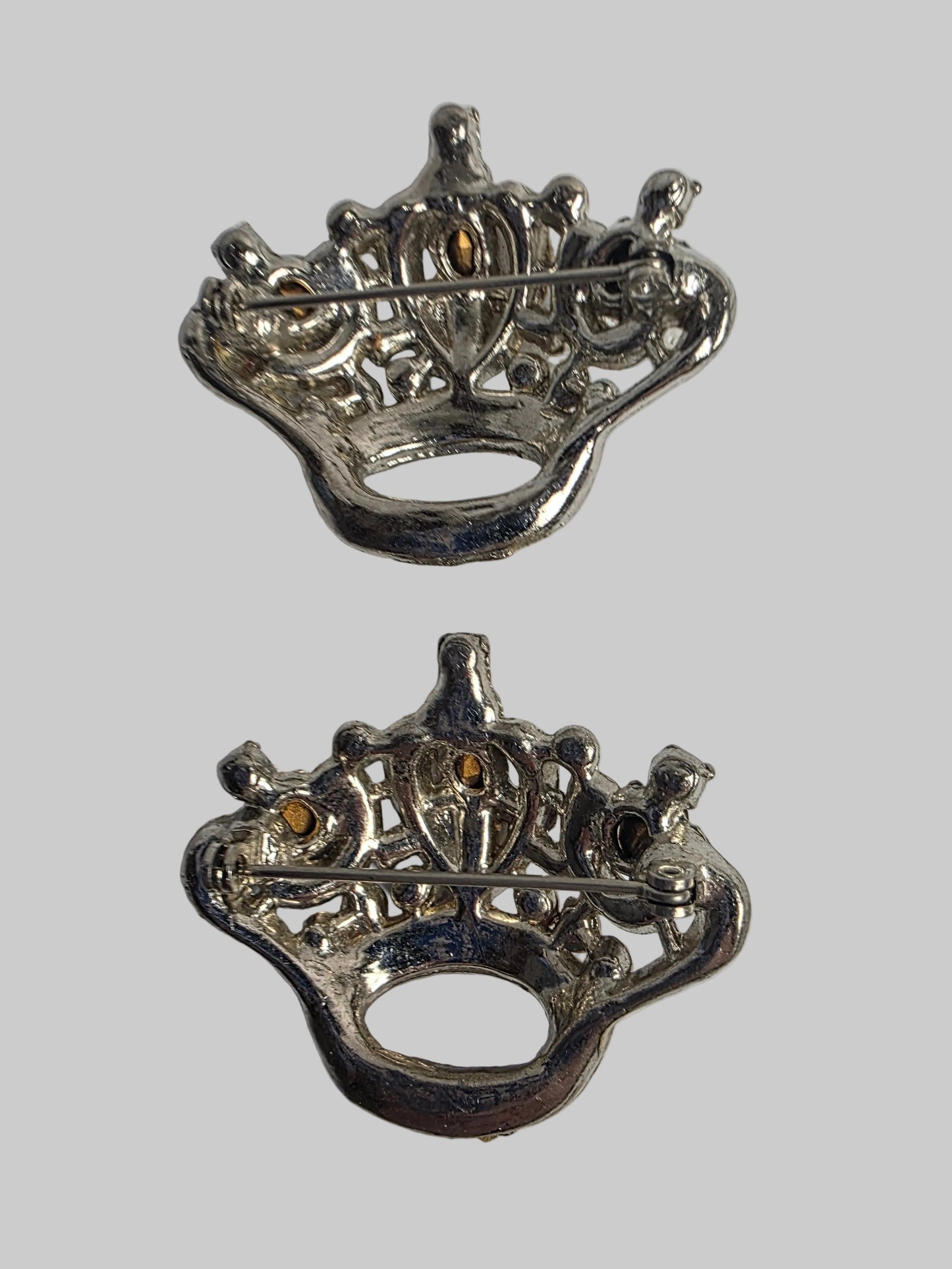 Vtg. Mardi Gras Crown Brooch