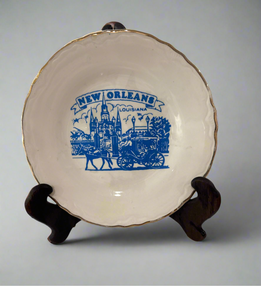 7” Vtg New Orleans Souvenir Plate