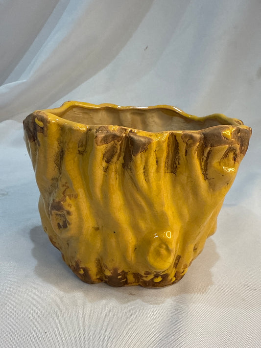 CSA Vintage Tree Trunk Ceramic Planter