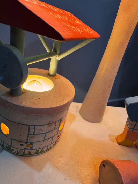 Vtg Jack & Jill Lamp CSBH