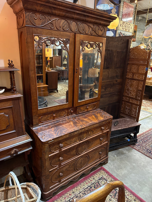 CSRR 1800’s Victorian  Mirror Cabinet Desk