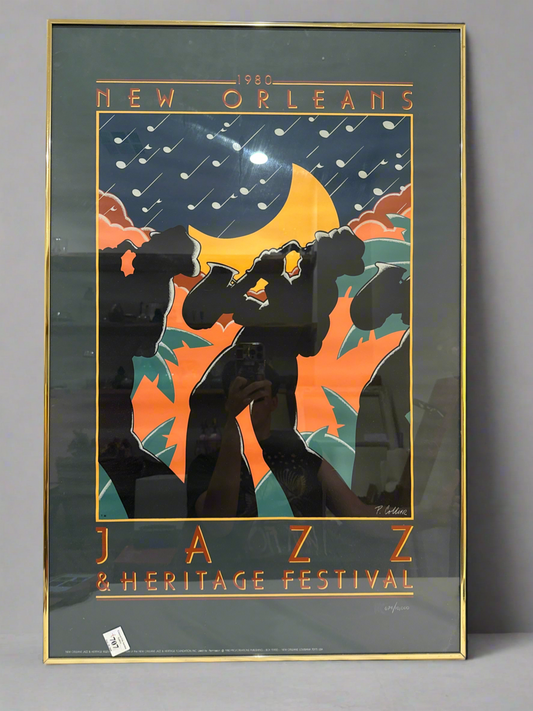 CSRR 1980 N.O. Jazz & Heritage Poster