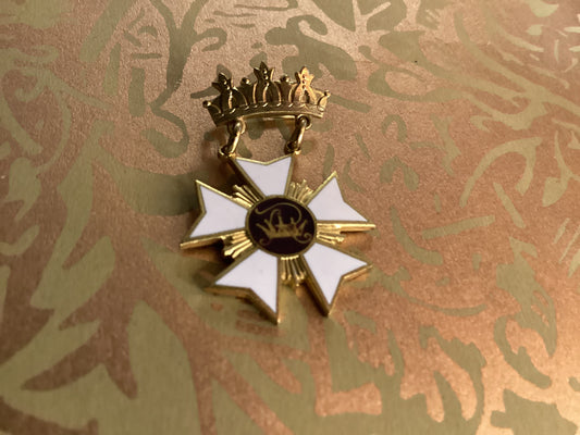 Vintage Rex Mardi Gras Ducal Pin CS