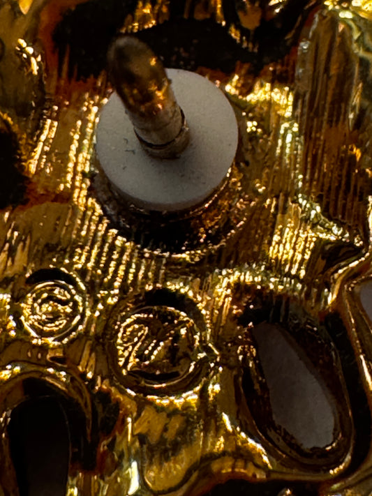 Vintage Swarovski Signed Crystal Pave Elephant Brooch CSBH